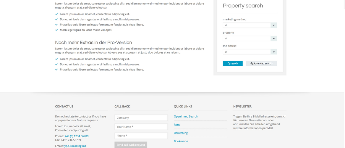 Immobilien Schnellsuche